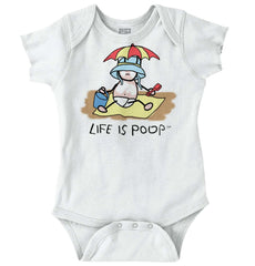 Beach Umbrella Romper-Direct To Garment Print-Brisco Baby