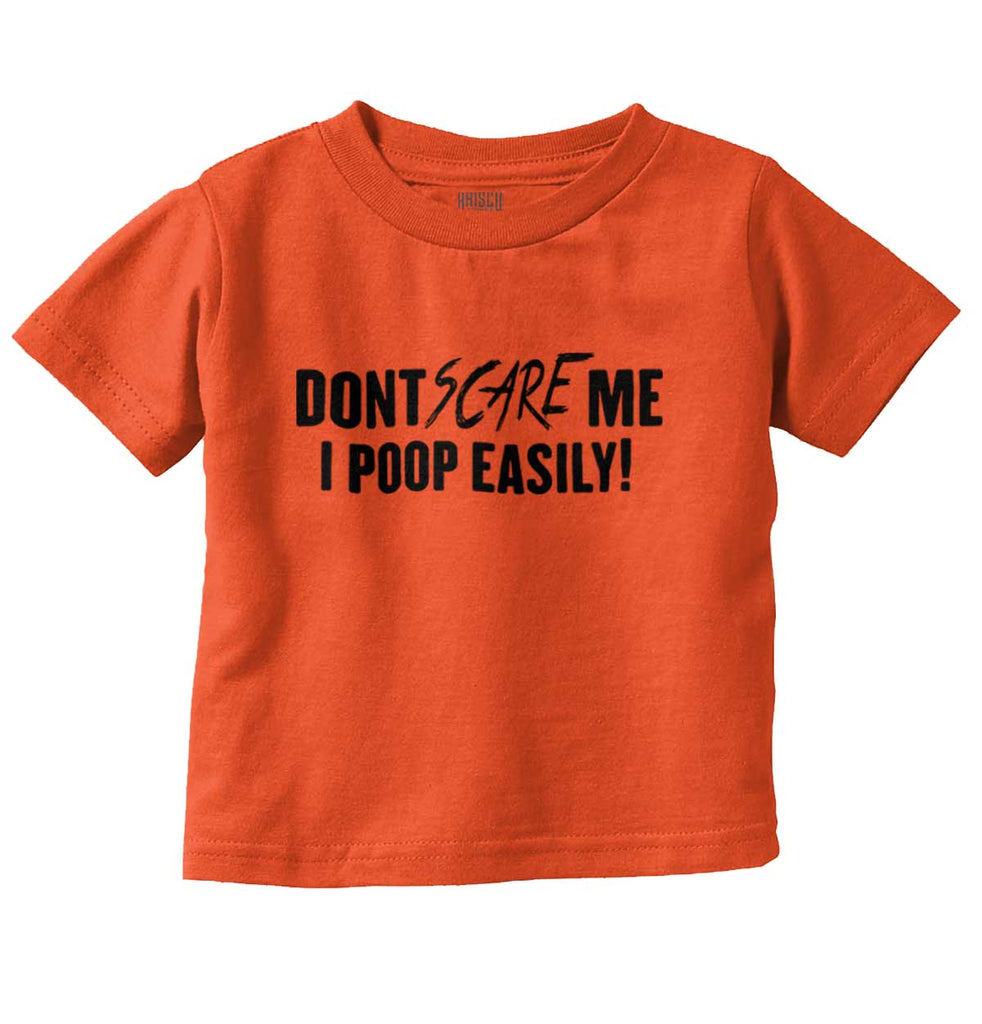 Don't Scare me Infant Toddler T Shirt-Direct To Garment Print-Brisco Baby