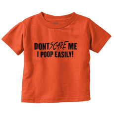 Don't Scare me Infant Toddler T Shirt-Direct To Garment Print-Brisco Baby