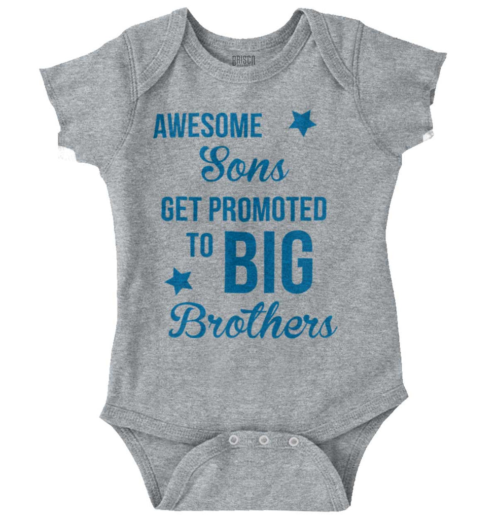 Awesome Sons Promoted Romper Bodysuit-Direct To Garment Print-Brisco Baby