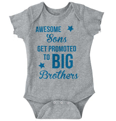 Awesome Sons Promoted Romper Bodysuit-Direct To Garment Print-Brisco Baby