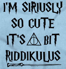 Seriusly Cute Infant Toddler T Shirt-Direct To Garment Print-Brisco Baby