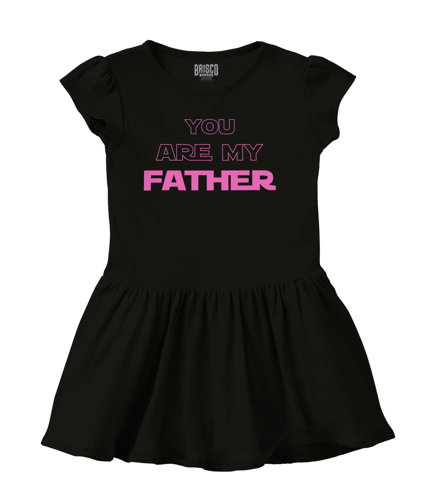 You Are My Father Solid Baby Infant Dress-Direct To Garment Print-Brisco Baby