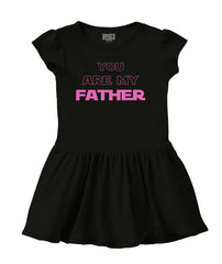 You Are My Father Solid Baby Infant Dress-Direct To Garment Print-Brisco Baby