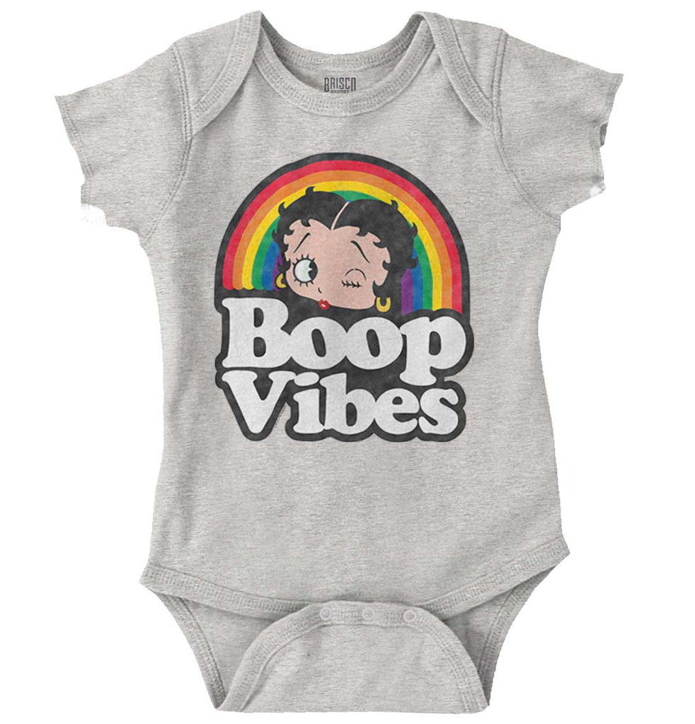 Boop Vibes Romper Bodysuit-Direct To Garment Print-Brisco Baby