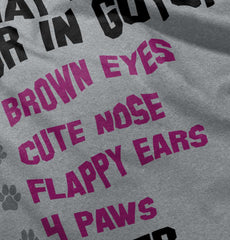 Boxer Checklist Romper Bodysuit-Direct To Garment Print-Brisco Baby