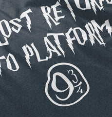 Return Platofrm 9 3/4 Football Romper Bodysuit-Direct To Garment Print-Brisco Baby