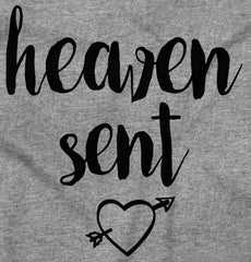 Heaven Sent Solid Baby Infant Dress-Direct To Garment Print-Brisco Baby