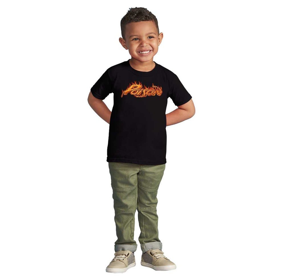 Flames Of Poison Infant Toddler T Shirt-Direct To Garment Print-Brisco Baby