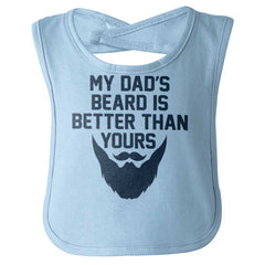 Dad's Beard Infant Baby Bib-Direct To Garment Print-Brisco Baby