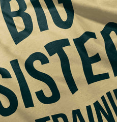 Big Sister In Training Romper Bodysuit-Direct To Garment Print-Brisco Baby