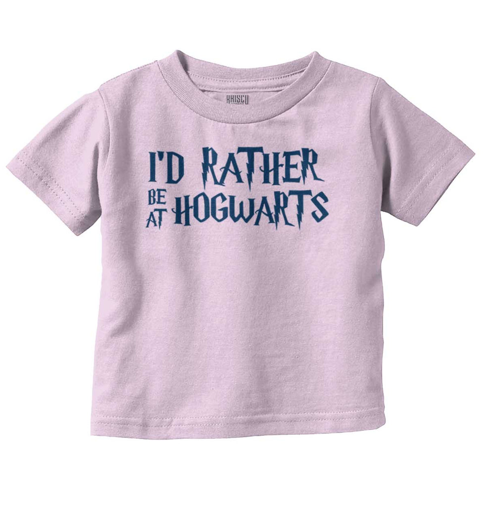 Rather Be At Hogwarts Infant Toddler T Shirt-Direct To Garment Print-Brisco Baby