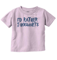Rather Be At Hogwarts Infant Toddler T Shirt-Direct To Garment Print-Brisco Baby