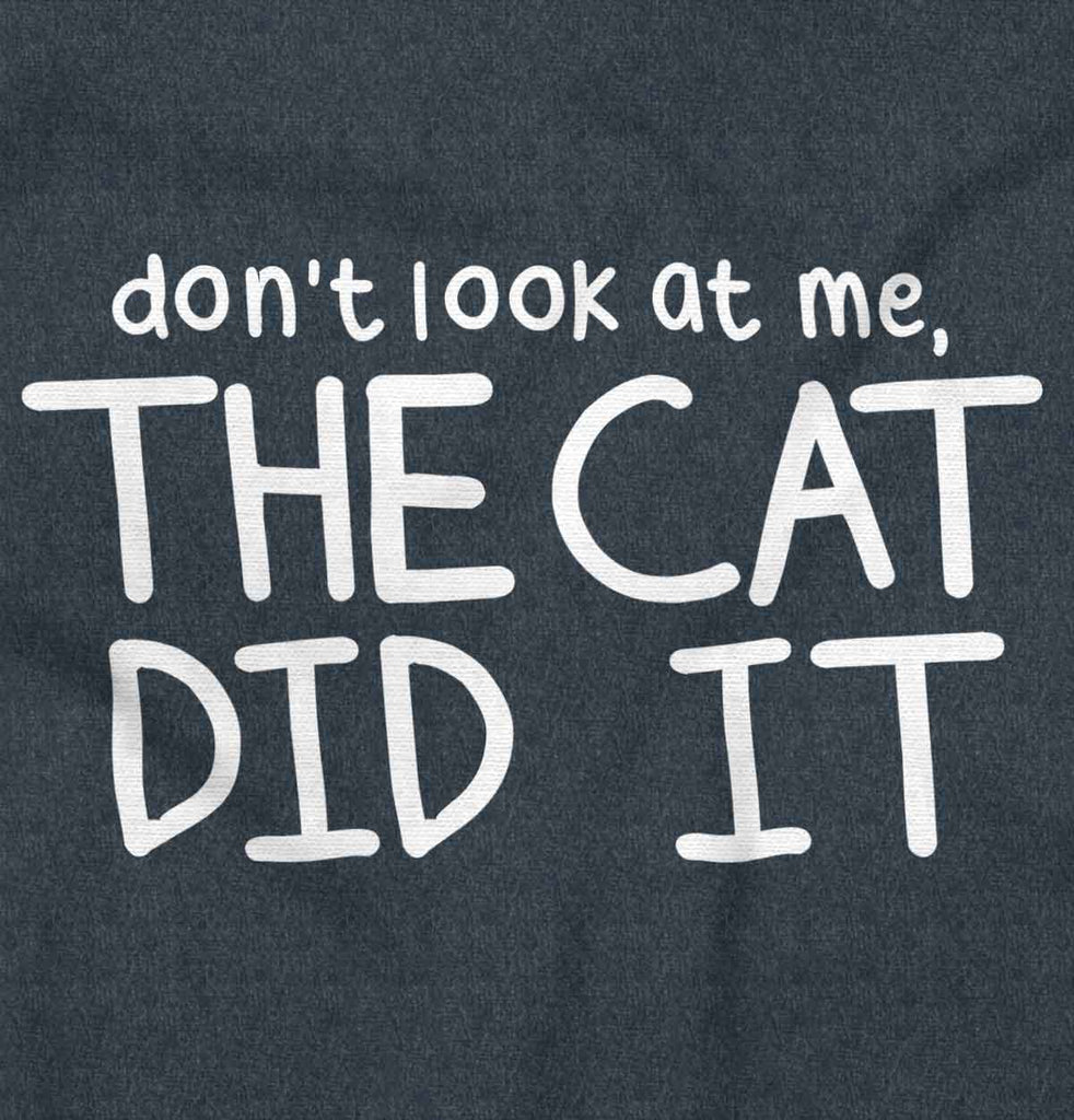 Cat Did It Toddler Football Jersey Tee-Direct To Garment Print-Brisco Baby