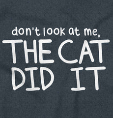 Cat Did It Toddler Football Jersey Tee-Direct To Garment Print-Brisco Baby