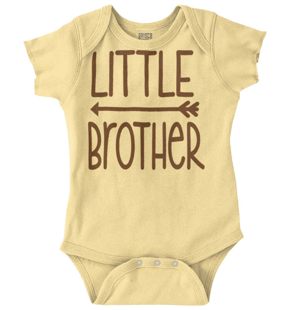 Little Brother Romper Bodysuit-Direct To Garment Print-Brisco Baby