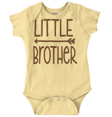 Little Brother Romper Bodysuit-Direct To Garment Print-Brisco Baby