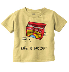 Out of Cookies Infant Toddler T Shirt-Direct To Garment Print-Brisco Baby