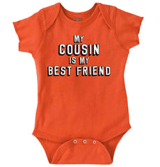 Cousin Best Friend Romper Bodysuit-Direct To Garment Print-Brisco Baby