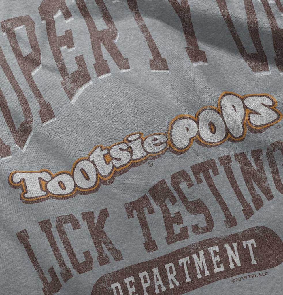 Property Of Lick Testing Infant Toddler T Shirt-Direct To Garment Print-Brisco Baby