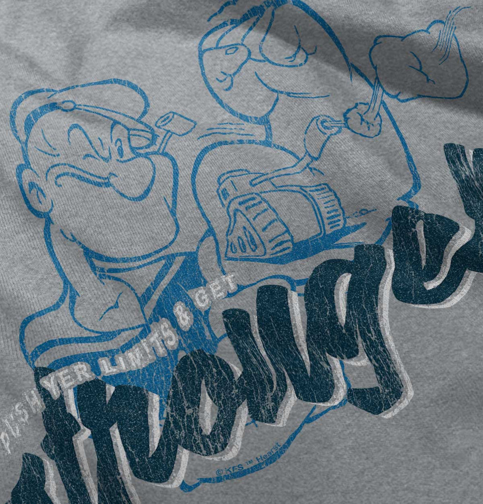 Get Stronger Romper Bodysuit-Direct To Garment Print-Brisco Baby