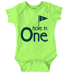 Hole In One Romper Bodysuit-Direct To Garment Print-Brisco Baby
