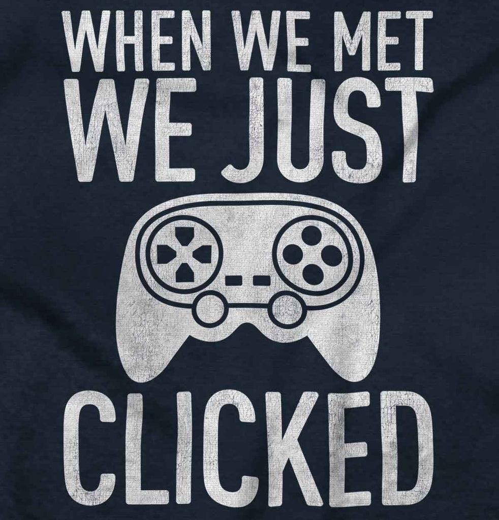 We Just Clicked Video Game Nerd Toddler Pullover Hoodie-Direct To Garment Print-Brisco Baby