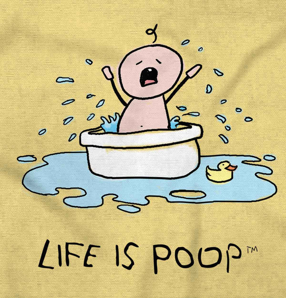 Crying Bath Infant Toddler T Shirt-Direct To Garment Print-Brisco Baby