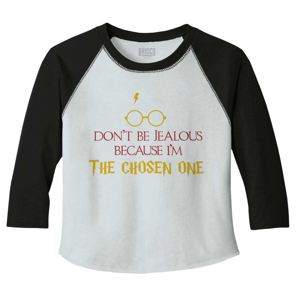 Jealous Of Chosen One Toddler Baseball-Direct To Garment Print-Brisco Baby
