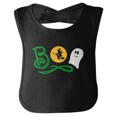 Boo Infant Baby Bib-Direct To Garment Print-Brisco Baby