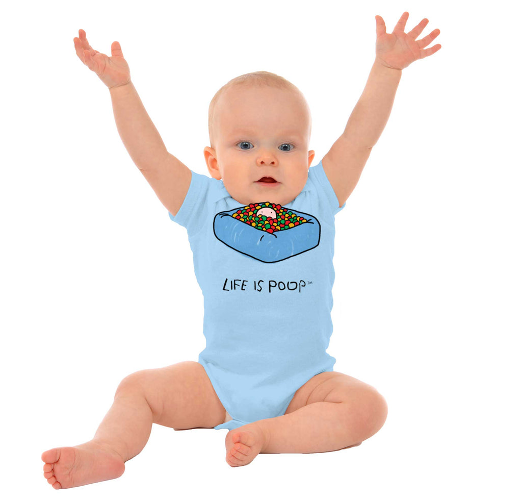Ball Pit Romper Bodysuit-Direct To Garment Print-Brisco Baby
