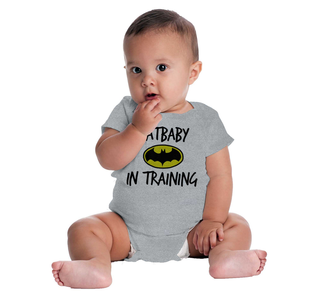 Batbaby Romper Bodysuit-Direct To Garment Print-Brisco Baby
