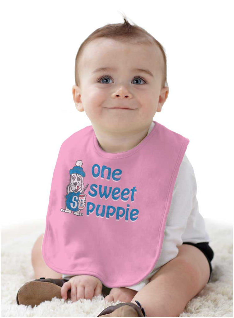 Sweet Puppie Infant Baby Bib-Direct To Garment Print-Brisco Baby