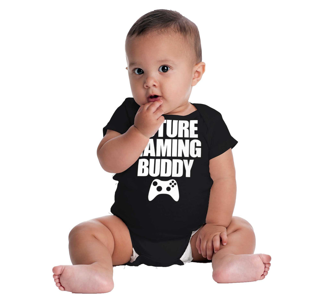 Future Gaming Buddy Romper Bodysuit-Direct To Garment Print-Brisco Baby