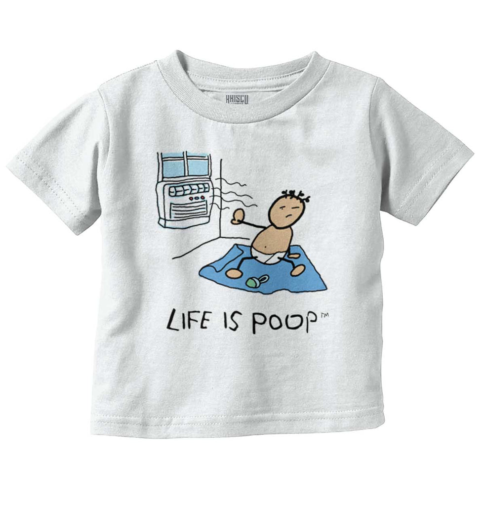 Cold Air Infant Toddler T Shirt-Direct To Garment Print-Brisco Baby