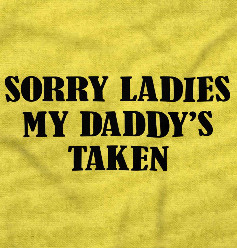 Daddy's Taken Romper Bodysuit-Direct To Garment Print-Brisco Baby