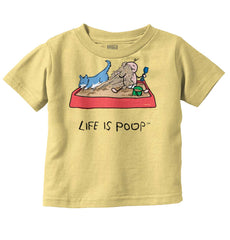 Dog Sandbox Infant Toddler T Shirt-Direct To Garment Print-Brisco Baby