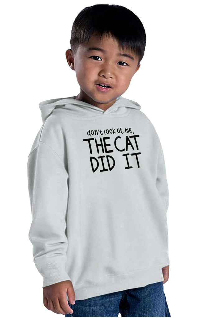 Cat Did It Toddler Pullover Hoodie-Direct To Garment Print-Brisco Baby