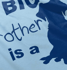 Brother is a Dog Infant Toddler T Shirt-Direct To Garment Print-Brisco Baby