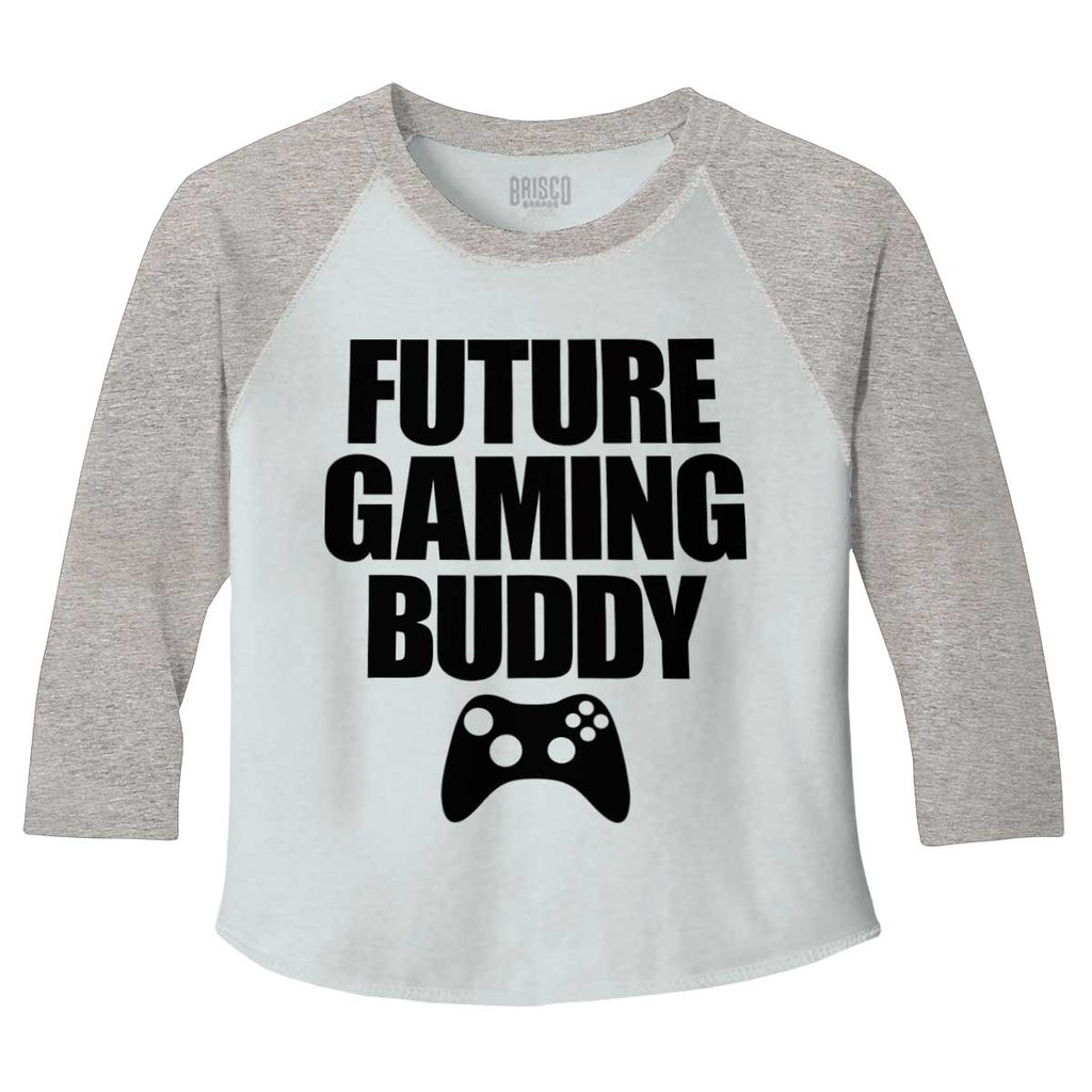 Future Gaming Buddy Toddler Baseball-Direct To Garment Print-Brisco Baby