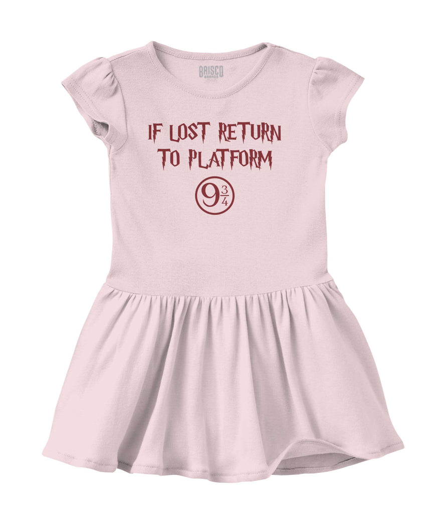 Return Platofrm 9 3/4 Solid Baby Infant Dress-Direct To Garment Print-Brisco Baby