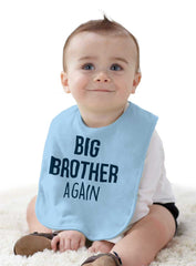 Big Brother Again Infant Baby Bib-Direct To Garment Print-Brisco Baby