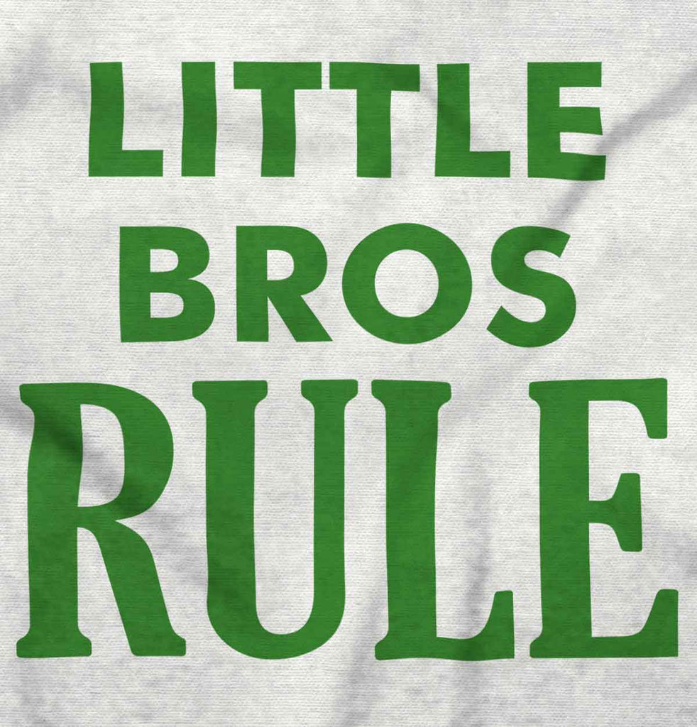 Little Bros Rule Infant Baby Bib-Direct To Garment Print-Brisco Baby
