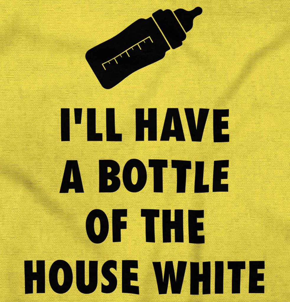 House White Romper Bodysuit-Direct To Garment Print-Brisco Baby