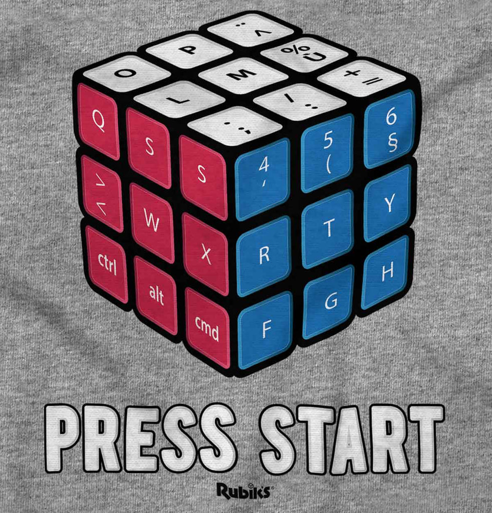 Press Start Romper Bodysuit-Direct To Garment Print-Brisco Baby