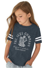 The Icee Company Toddler Football Jersey Tee-Direct To Garment Print-Brisco Baby