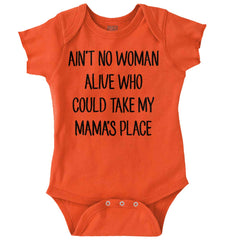 Ain't No Woman Romper Bodysuit-Direct To Garment Print-Brisco Baby