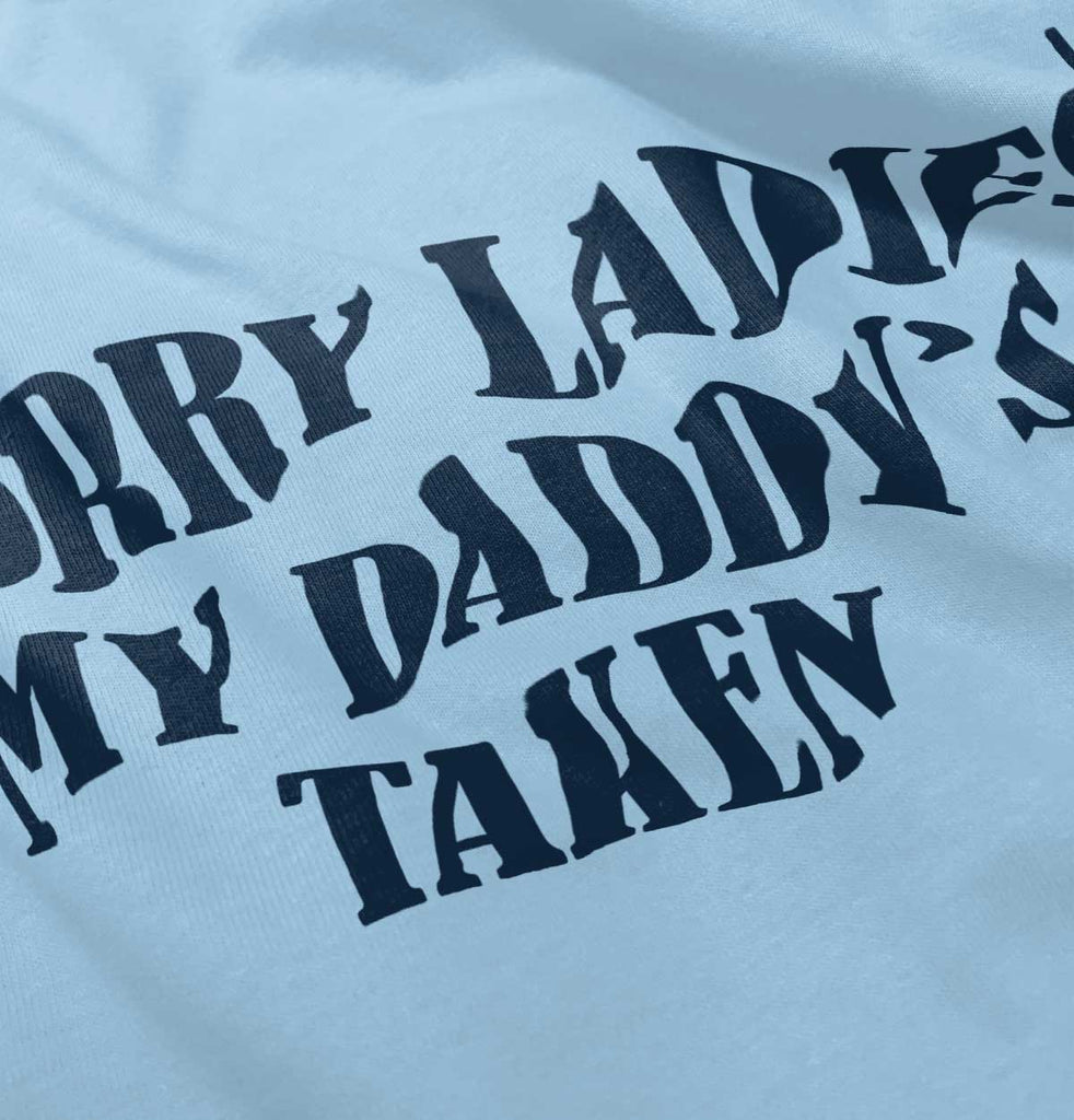 Daddy's Taken Romper Bodysuit-Direct To Garment Print-Brisco Baby