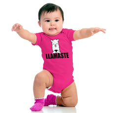 Llamaste Yoga Romper Bodysuit-Direct To Garment Print-Brisco Baby