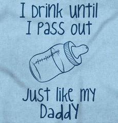 Like My Daddy Infant Toddler T Shirt-Direct To Garment Print-Brisco Baby